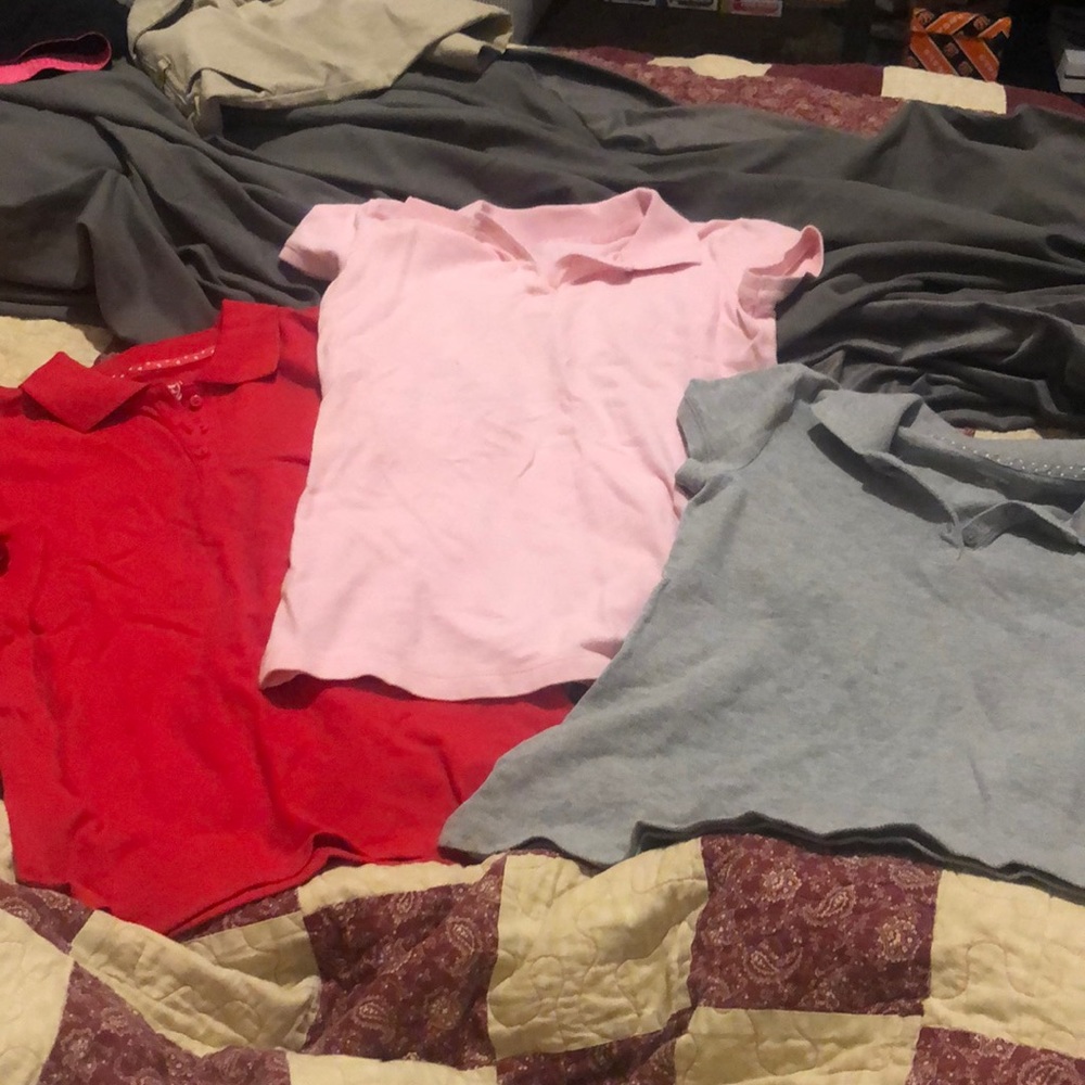 GIRLS SCHOOL UNIFORM LOT • size medium